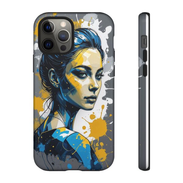 Vibrant, Artistic Tough Phone Case, Modern Art, Smartphone Accessories