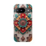 Colorful Mandala Phone Cover, Bohemian Style Accessory, Unique Gift for Her, Stylish Smartphone Protection