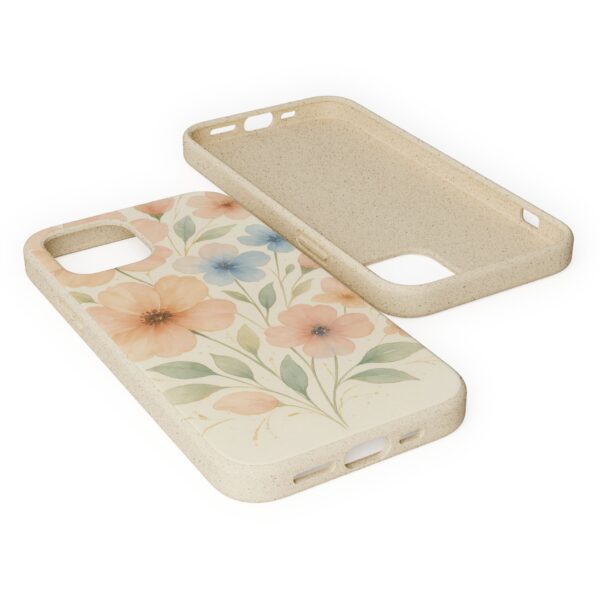 Floral Biodegradable Phone Case - Eco-Friendly Nature Design