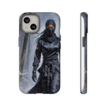 Artistic Phone Case, Ninja Aesthetic, Unique Smartphone Cover, Adventurous Spirit