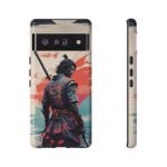 Samurai Warrior Phone Case, Tough Cases, Unique Phone Accessories, Phone Cover Gift, Gamer Phone Decor, Anime Style Case