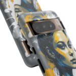 Vibrant, Artistic Tough Phone Case, Modern Art, Smartphone Accessories