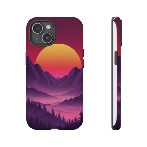 Mountain Sunset Phone Case - Tough Cases for Nature Lovers