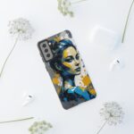 Vibrant, Artistic Tough Phone Case, Modern Art, Smartphone Accessories