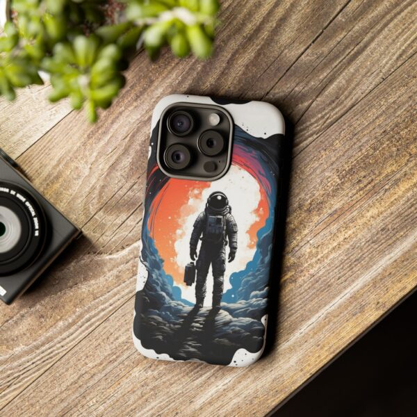 Astronaut Case, Tough Phone Cover, Galaxy Art Protector, Space Lover Gift, Unique Mobile Accessory