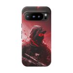 Red Urban Warrior Phone Case for Gamers & Action Fans