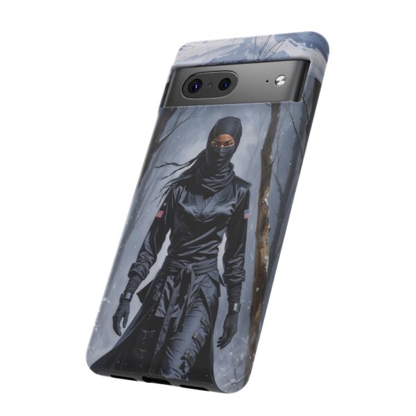 Artistic Phone Case, Ninja Aesthetic, Unique Smartphone Cover, Adventurous Spirit