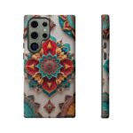 Colorful Mandala Phone Cover, Bohemian Style Accessory, Unique Gift for Her, Stylish Smartphone Protection