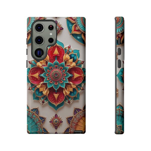 Colorful Mandala Phone Cover, Bohemian Style Accessory, Unique Gift for Her, Stylish Smartphone Protection
