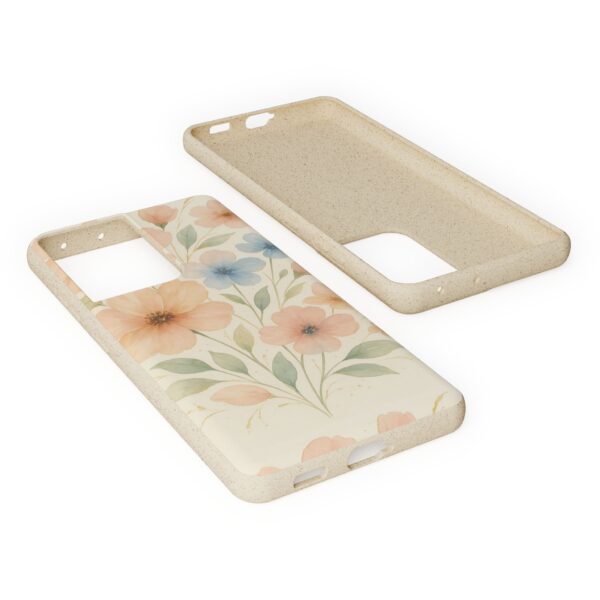 Floral Biodegradable Phone Case - Eco-Friendly Nature Design