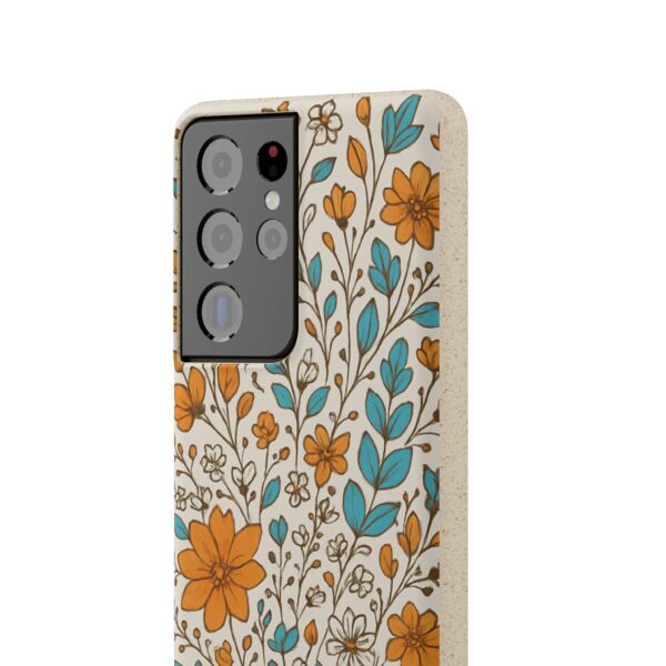 Floral Biodegradable Phone Case - Eco-Friendly Design for Nature Lovers