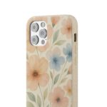Floral Biodegradable Phone Case - Eco-Friendly Nature Design