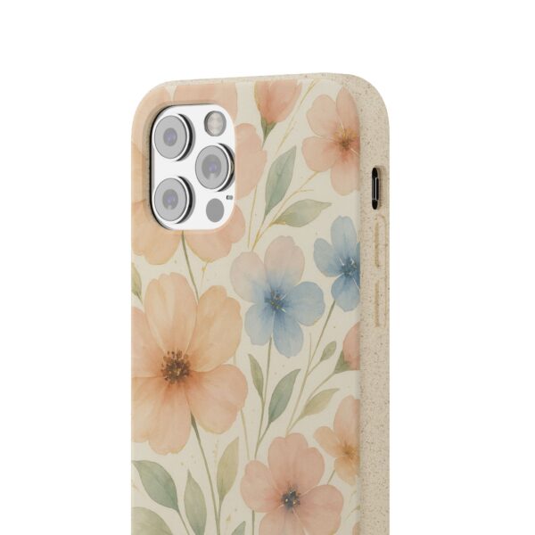 Floral Biodegradable Phone Case - Eco-Friendly Nature Design