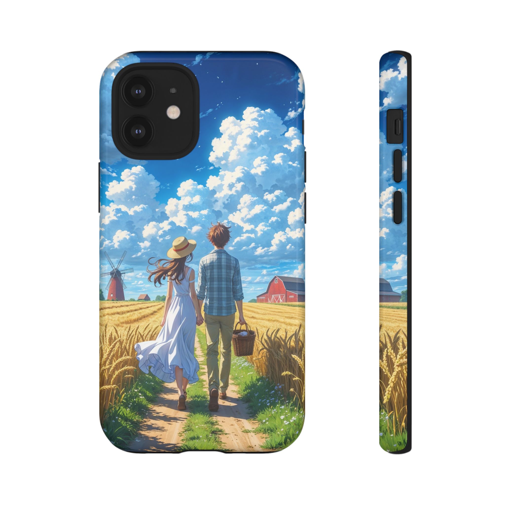 Couple Phone Case – Romantic Landscape Design
