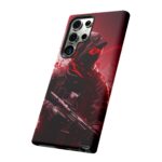 Red Urban Warrior Phone Case for Gamers & Action Fans
