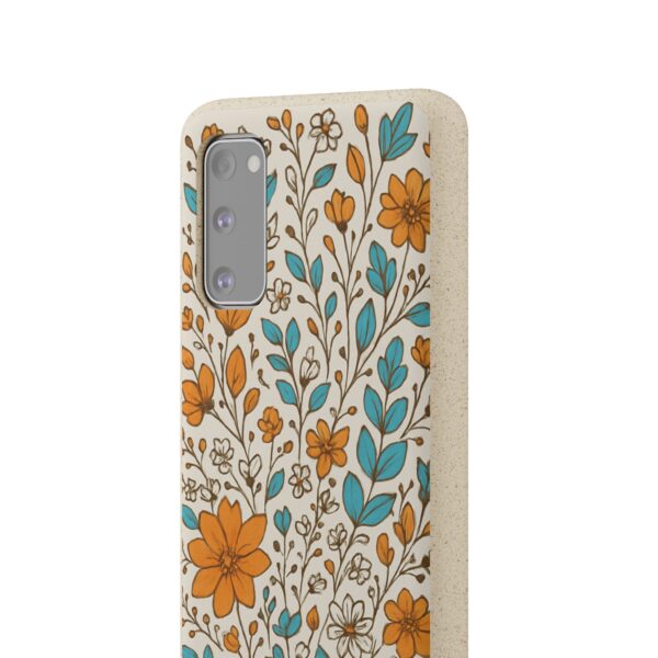 Floral Biodegradable Phone Case - Eco-Friendly Design for Nature Lovers