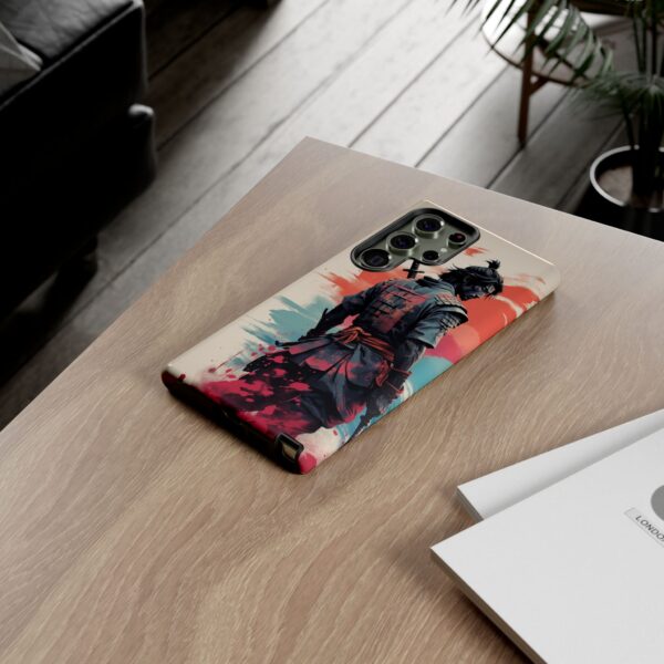 Samurai Warrior Phone Case, Tough Cases, Unique Phone Accessories, Phone Cover Gift, Gamer Phone Decor, Anime Style Case