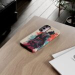 Samurai Warrior Phone Case, Tough Cases, Unique Phone Accessories, Phone Cover Gift, Gamer Phone Decor, Anime Style Case