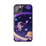 Space Astronaut Slim Phone Case