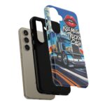 Cool Phone Case for Truck Lovers, Trucking Gifts, Unique Truck Driver Accessories, Kiss Mutha Truckin Cash Design, Fun Car Enthusiast Gift