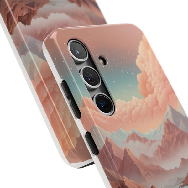 Mountain Reflection Tough Phone Case - Nature-Inspired Design for Adventurers