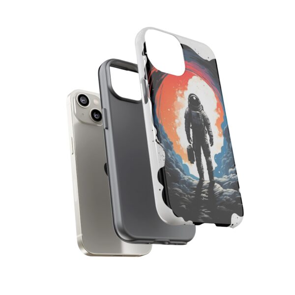 Astronaut Case, Tough Phone Cover, Galaxy Art Protector, Space Lover Gift, Unique Mobile Accessory
