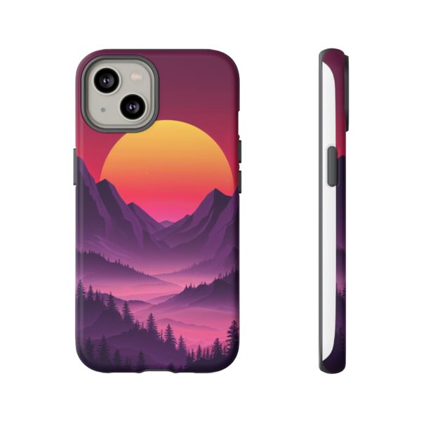 Mountain Sunset Phone Case - Tough Cases for Nature Lovers