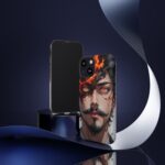 Fiery Design, Anime Style, Unique Cell Phone Accessory, Strong and Stylish
