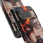 Fiery Design, Anime Style, Unique Cell Phone Accessory, Strong and Stylish