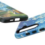 Dog-Themed Phone Case, Whimsical Pet Lover Case, Cute Animal Accessory, Nature Scene Protection, Gift for Dog Owners