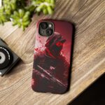 Red Urban Warrior Phone Case for Gamers & Action Fans