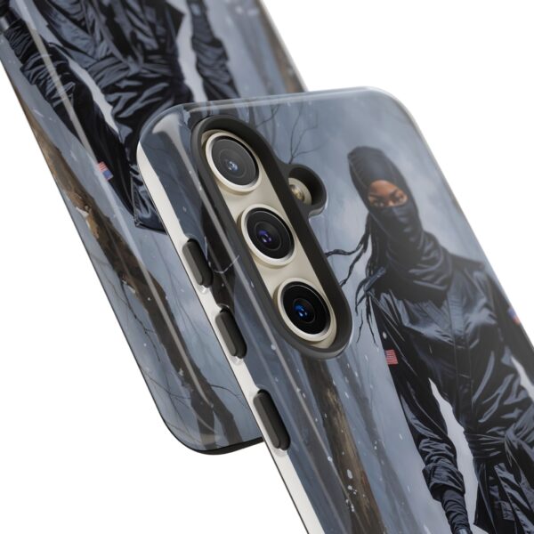 Artistic Phone Case, Ninja Aesthetic, Unique Smartphone Cover, Adventurous Spirit