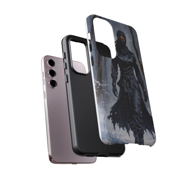 Artistic Phone Case, Ninja Aesthetic, Unique Smartphone Cover, Adventurous Spirit