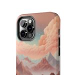 Mountain Reflection Tough Phone Case - Nature-Inspired Design for Adventurers