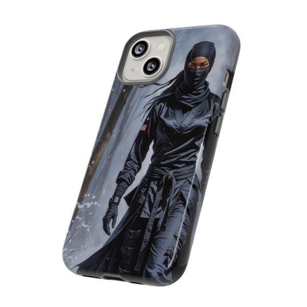 Artistic Phone Case, Ninja Aesthetic, Unique Smartphone Cover, Adventurous Spirit