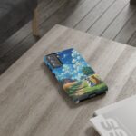 Dog-Themed Phone Case, Whimsical Pet Lover Case, Cute Animal Accessory, Nature Scene Protection, Gift for Dog Owners