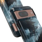 Stormy Seas Tough Phone Case - Pirate Ship Design