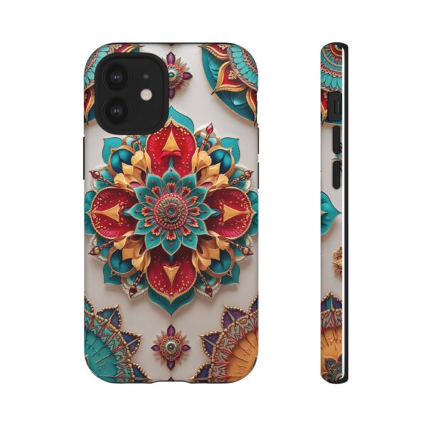 Colorful Mandala Phone Cover, Bohemian Style Accessory, Unique Gift for Her, Stylish Smartphone Protection