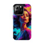 Vibrant, Colorful Woman Design - Tough Phone Case