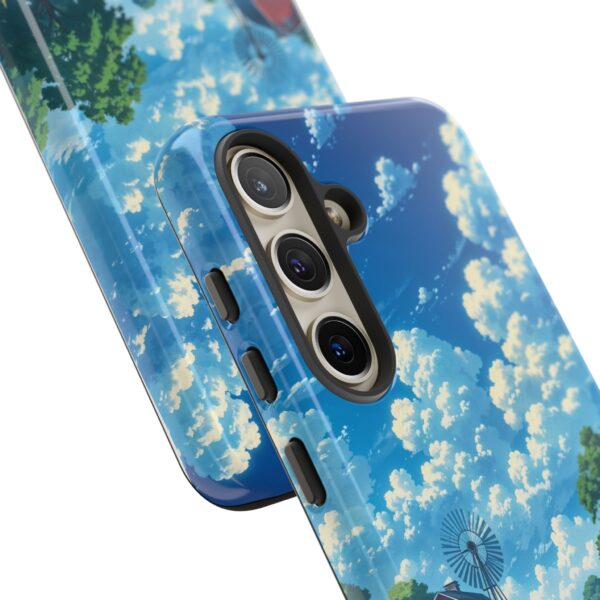 Dog-Themed Phone Case, Whimsical Pet Lover Case, Cute Animal Accessory, Nature Scene Protection, Gift for Dog Owners