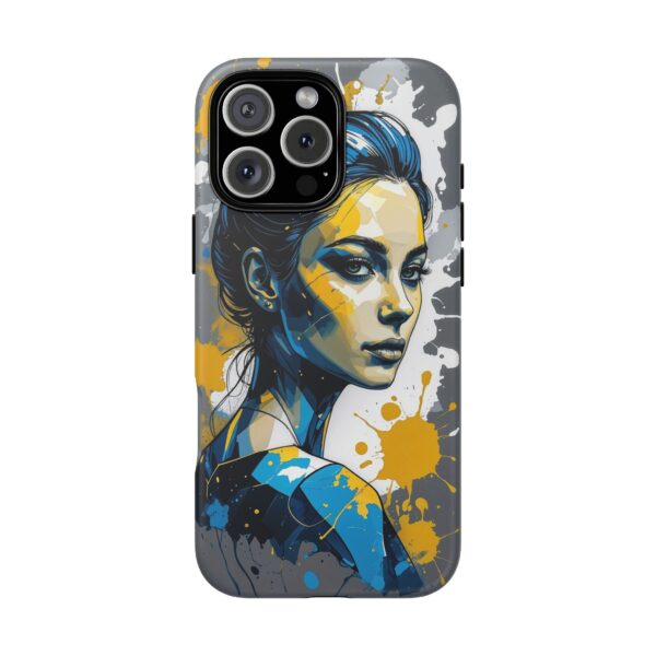 Vibrant, Artistic Tough Phone Case, Modern Art, Smartphone Accessories