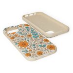 Floral Biodegradable Phone Case - Eco-Friendly Design for Nature Lovers