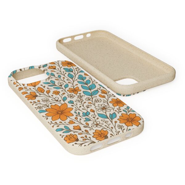 Floral Biodegradable Phone Case - Eco-Friendly Design for Nature Lovers