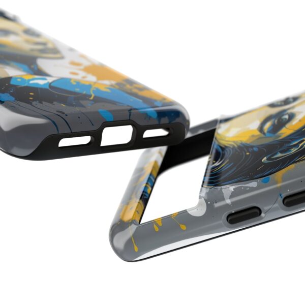 Vibrant, Artistic Tough Phone Case, Modern Art, Smartphone Accessories