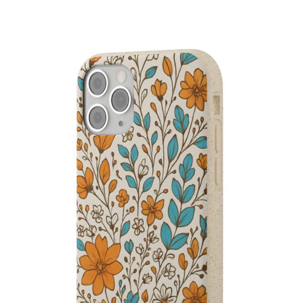 Floral Biodegradable Phone Case - Eco-Friendly Design for Nature Lovers