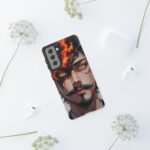 Fiery Design, Anime Style, Unique Cell Phone Accessory, Strong and Stylish