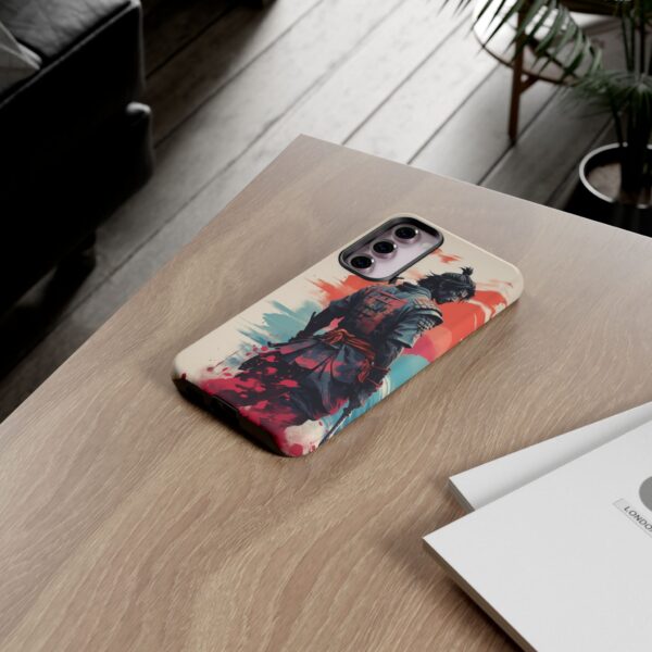 Samurai Warrior Phone Case, Tough Cases, Unique Phone Accessories, Phone Cover Gift, Gamer Phone Decor, Anime Style Case