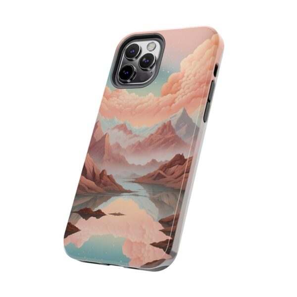 Mountain Reflection Tough Phone Case - Nature-Inspired Design for Adventurers