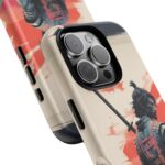 Samurai Warrior Phone Case, Tough Cases, Unique Phone Accessories, Phone Cover Gift, Gamer Phone Decor, Anime Style Case