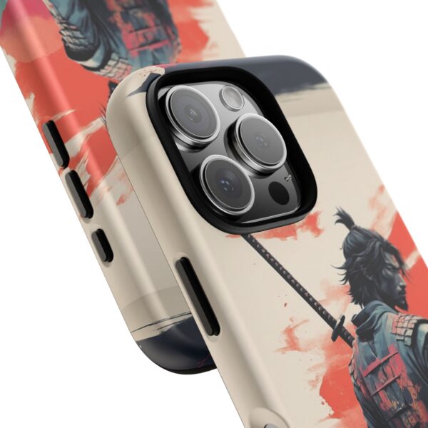 Samurai Warrior Phone Case, Tough Cases, Unique Phone Accessories, Phone Cover Gift, Gamer Phone Decor, Anime Style Case